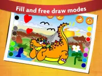 Kids Dinosaur Coloring Pages - Free Dino Game Screen Shot 0