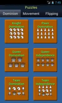 Chess Board Puzzles Screen Shot 0