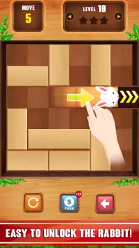 Unblock  Puzzle Wood Game Screen Shot 2