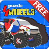 Kids Puzzle - 4 Wheels