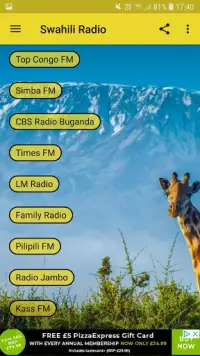 Swahili Radio Screen Shot 1