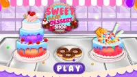 Süßkuchen-Dessertladen: Backen von Küchenspielen Screen Shot 4
