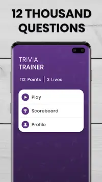 Trivia Trainer: Impossible Quiz Game Screen Shot 1