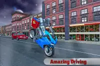 Moto Robot Pizza Delivery 3D Screen Shot 6