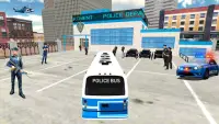 Вождение полицейского автобуса США: транспорт для Screen Shot 7