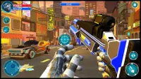 robot sungguhan medan perang:pertandingan menembak Screen Shot 4
