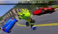 Xonic Superhero: Hedgehog Knuckles Battle Screen Shot 0