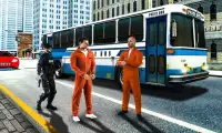 Cảnh sát Bus Driving Sim 2018 Prisoner Transporter Screen Shot 0