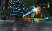 Flying Flash Hero: حبل الرجل في مدينة فيغاس Screen Shot 1