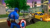 Super Voar Capitão herói - Missões Cidade de resga Screen Shot 0