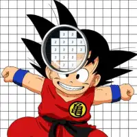 Pixel Art Dragon ball Color by Number Screen Shot 1