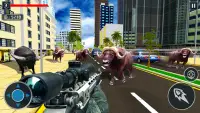Angry Bull Attack: tiroteo de la corrida de toros Screen Shot 0