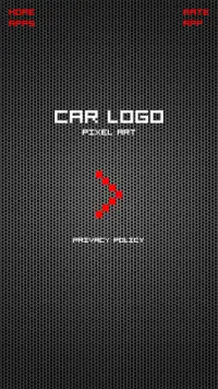 Cars Logo Pixel Art - Color by Numbers Car Games Screen Shot 0