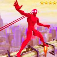 Iron Rope Hero War - Superhero crime city Games