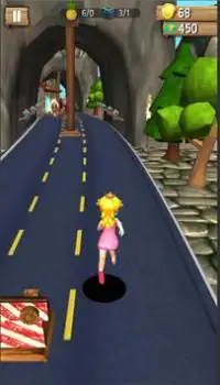 Princess Adventure Peach : jungle dash Run Screen Shot 3