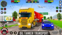 ऑफ रोड तेल टैंकर ट्रक गेम Screen Shot 0