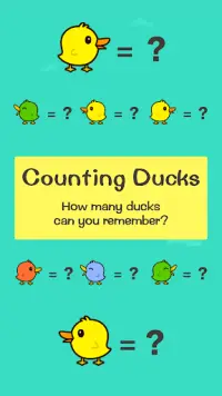 Counting Ducks - Memory Training Screen Shot 0