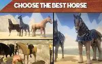 Horse riding simulator - Derby horse racing game Screen Shot 0