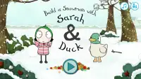 Sarah & Duck: Build a Snowman Screen Shot 0