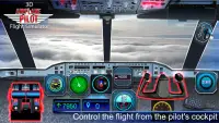 航空機パイロット-フライトシミュレータを3D Screen Shot 0