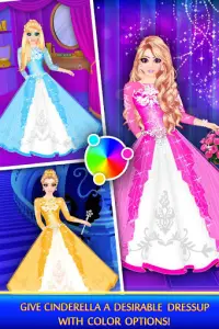Cinderella Beauty Makeover : Princess Salon Screen Shot 3
