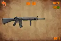 atirar M-16 vs AK-47: simulador de arma realista Screen Shot 2