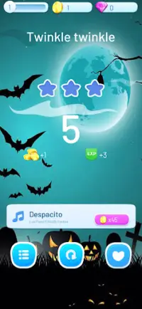 Halloween piano tiles 4 Screen Shot 0