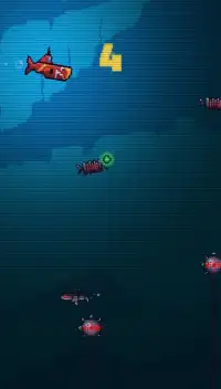 Pixel Submarine : TapTap Flappy Game Screen Shot 4