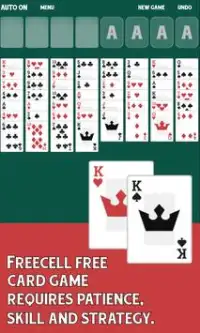Freecell Free Card Game Screen Shot 1