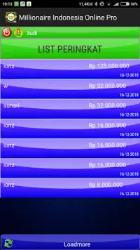 Millionaire Indonesia Online Pro Screen Shot 7