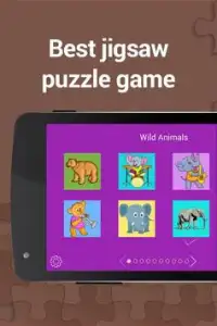 Animal jigsaw puzzle for kids Screen Shot 3