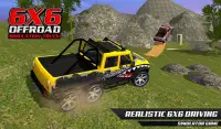 6x6 Spin Offroad Mud Runner Truck Drive Games 2018 Screen Shot 6