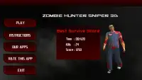 3D francotirador  del zombi Screen Shot 0