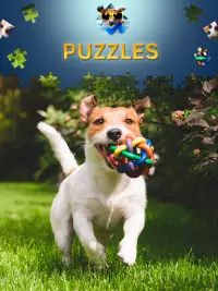 Dogs Jigsaw Puzzle Games Screen Shot 0