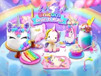 Rainbow Unicorn Foods & Desserts: Game Memasak Screen Shot 0
