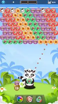 Kitty Bubble Shooter for Kids Screen Shot 0