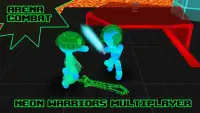 Stickman Multiplayer: Neon Warriors io Screen Shot 6