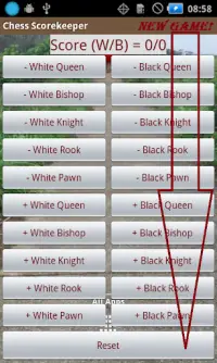 Chess Scorekeeper Screen Shot 2