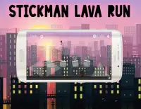 Stickman lava run Screen Shot 4