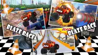 Blaze Monsters Race Car : City Adventure Screen Shot 1