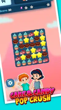 Cake Candy Pop Crush : Match Puzzle Game Screen Shot 4