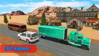 Crazy cargo truck drive: Monster driving simulator Screen Shot 0