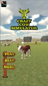 Crazy Cow Simulator 3D Screen Shot 0