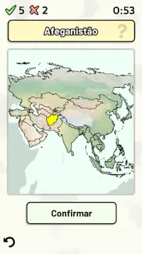 Países da Ásia - Quiz: Mapas, Capitais, Bandeiras Screen Shot 0