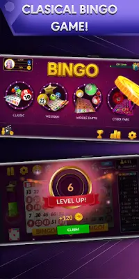 Bingo - Jogos offline de bingo Screen Shot 1