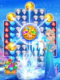 estrella de joyas: princesa congelada Screen Shot 2