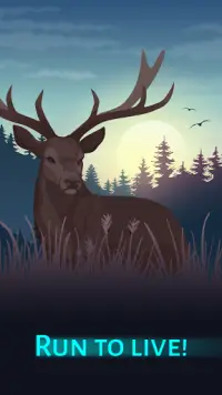 Running Deer - Run and Jump! Endless Runner Games! Screen Shot 0