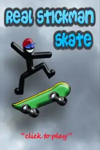 Real Stickman Skate Screen Shot 3