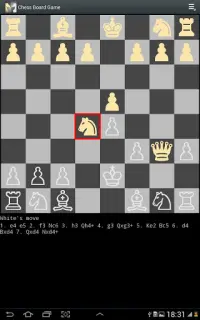 Juego de tablero de ajedrez Screen Shot 2