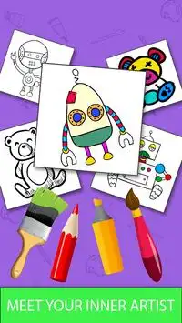 Toy Coloring Book 2018 - Kids Games Screen Shot 3